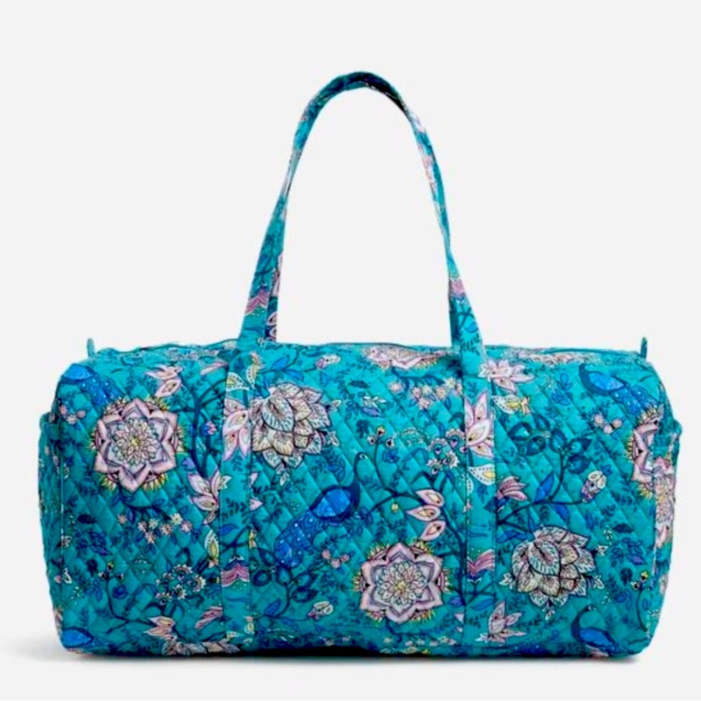 Vera Bradley XL Duffel Peacock 🦚 Garden